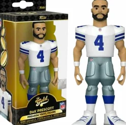 NFL Football - Dak Prescott Dallas Cowboys 5” Vinyl Gold Figure