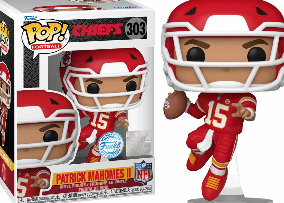 NFL Football - Patrick Mahomes Kansas City Chiefs Pop! Vinyl Figure