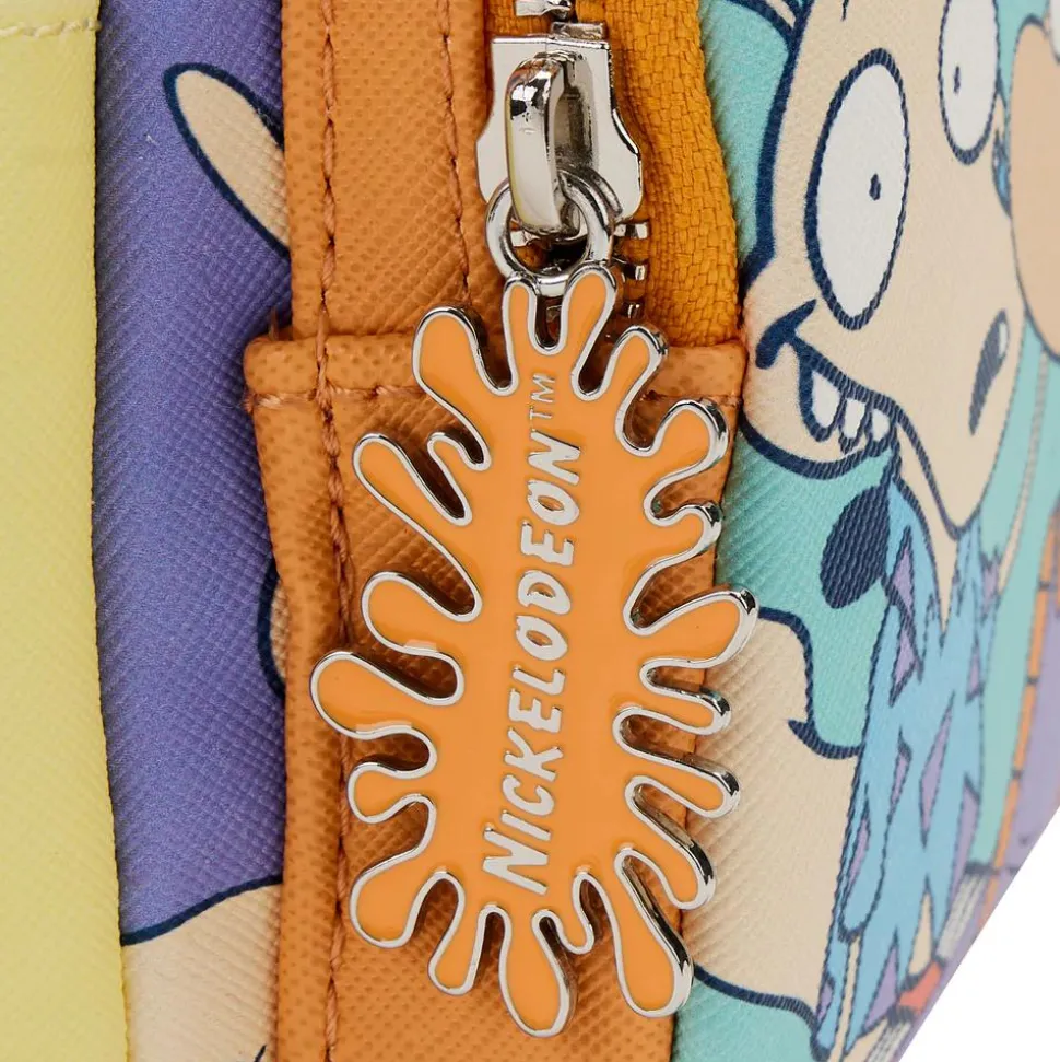 Nickelodeon - Nick 90s Color Block 10” Faux Leather Mini Backpack