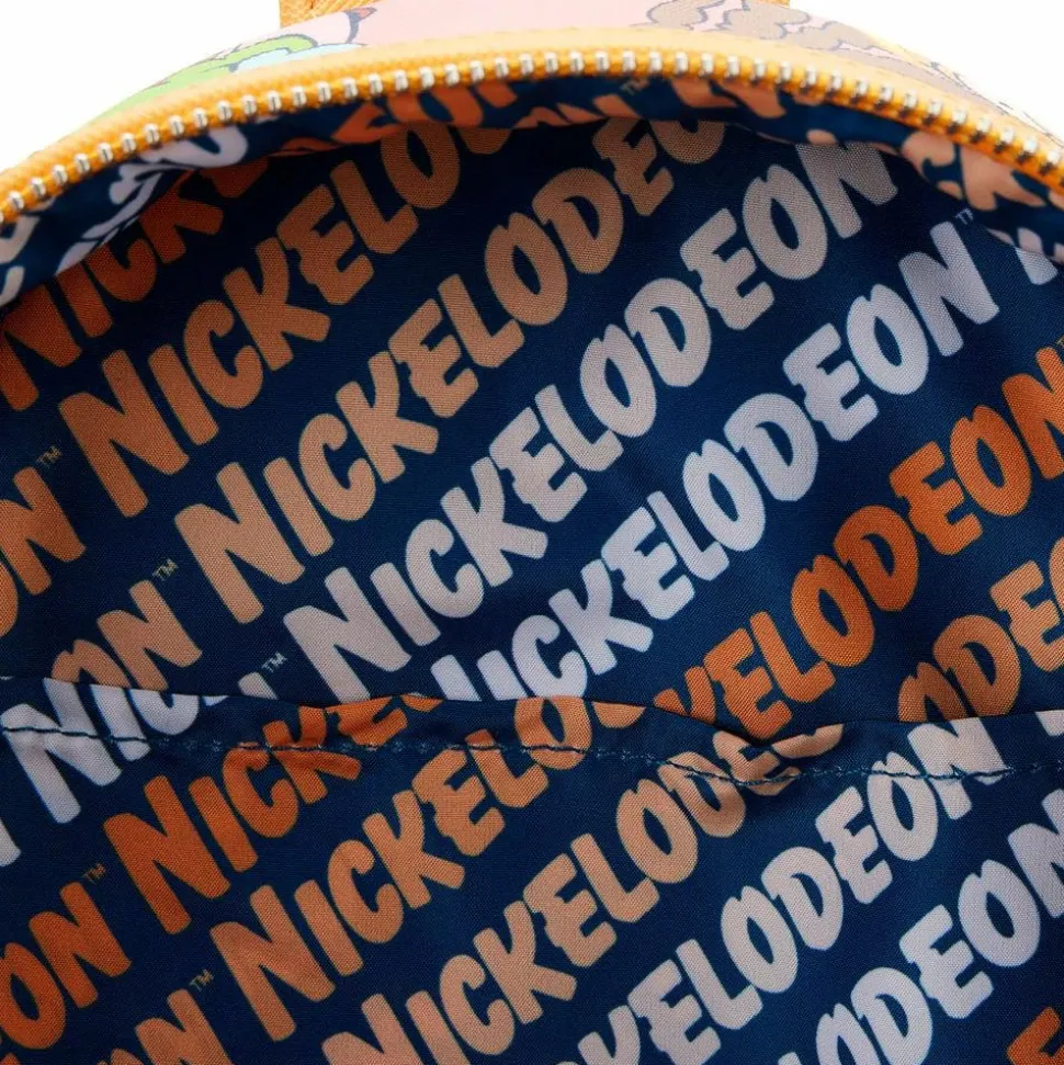 Nickelodeon - Nick 90s Color Block 10” Faux Leather Mini Backpack