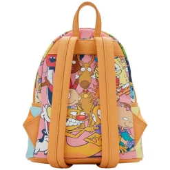 Nickelodeon - Nick 90s Color Block 10” Faux Leather Mini Backpack