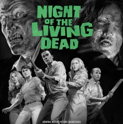 Night of the Living Dead (1968) - Original Motion Picture Soundtrack 2xLP Vinyl Record (Zombie Flesh Hand Poured Coloured Vinyl)