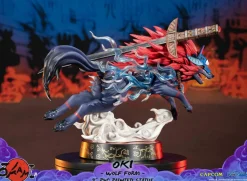 Okami - Oki Wolf Form 9” PVC Statue
