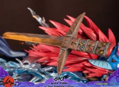 Okami - Oki Wolf Form 9” PVC Statue