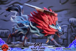 Okami - Oki Wolf Form 14” Statue
