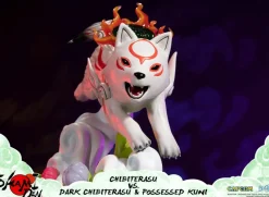 Okamiden - Chibiterasu vs. Dark Chibiterasu & Possessed Kuni 13” Statue