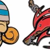 One Piece (2023) - Nami & Arlong Pirates logo Enamel Pin 2-Pack