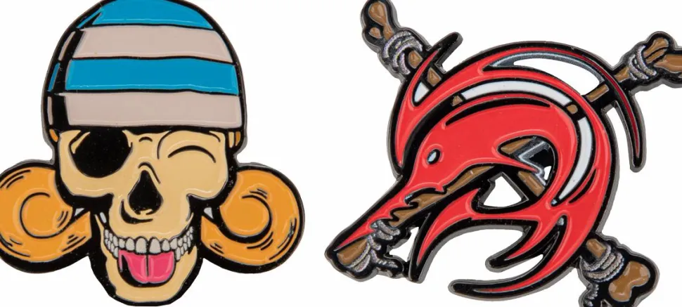 One Piece (2023) - Nami & Arlong Pirates logo Enamel Pin 2-Pack