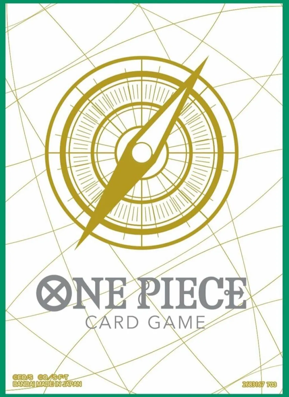 One Piece - Card Game Green Standard Deck Protector Sleeves (70 Count)