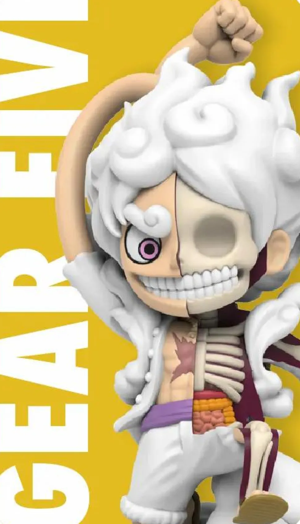 One Piece - Freeny's Hidden Dissectibles Series 06 Luffy's Gears Edition Blind Box Vinyl Figure (Single Unit)