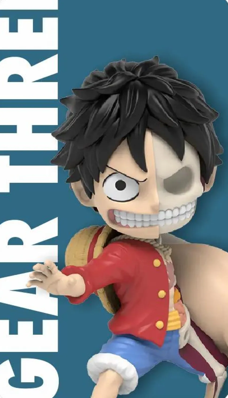One Piece - Freeny's Hidden Dissectibles Series 06 Luffy's Gears Edition Blind Box Vinyl Figure (Single Unit)