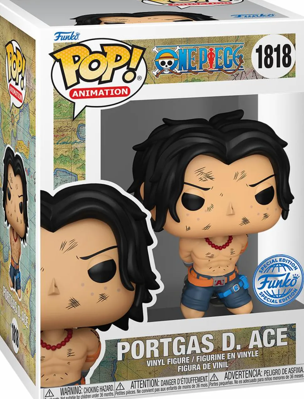 One Piece - Portgas D. Ace (Execution) Pop! Vinyl Figure (Popcultcha Exclusive)