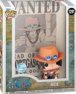 One Piece - Portgas D. Ace Wanted Poster Pop! Cover Vinyl Figure