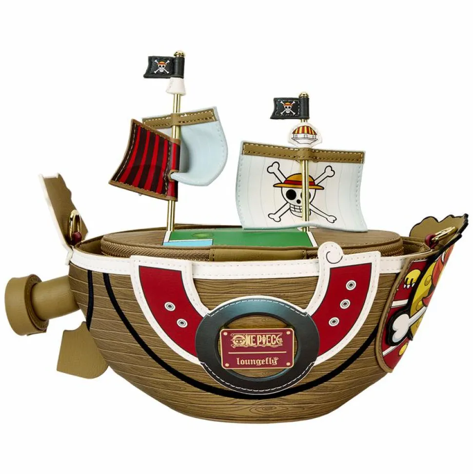 One Piece - Thousand Sunny Ship 7" Faux Leather Crossbody Bag