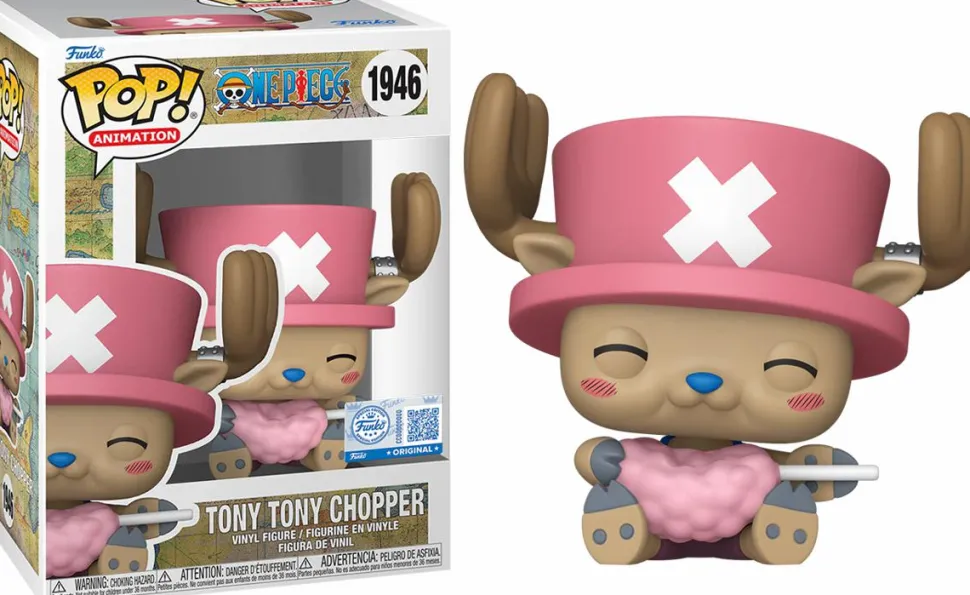 One Piece - Tony Tony Chopper with Cotton Candy Pop! Vinyl Figure