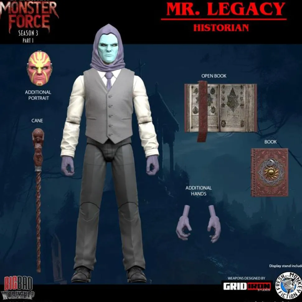Operation: Monster Force - Mr Legacy 1/12th Scale Action Figure (Season 03)