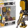 Overwatch - Bastion Metallic Gold Blizzard 30th Anniversary 6" Super Sized Pop! Vinyl Figure