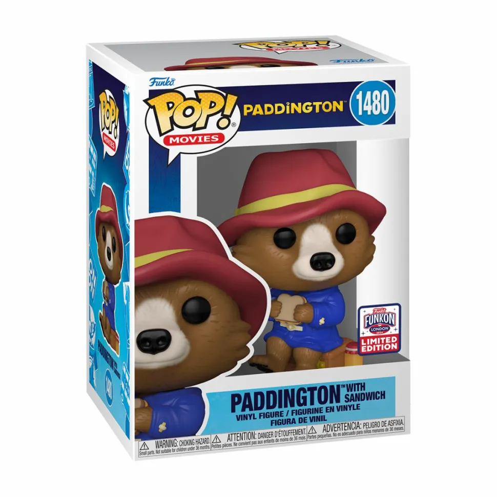 Paddington (2014) - Paddington with Sandwich Pop! Vinyl Figure (2024 Funkon London Convention Exclusive) (Popcultcha Exclusive)