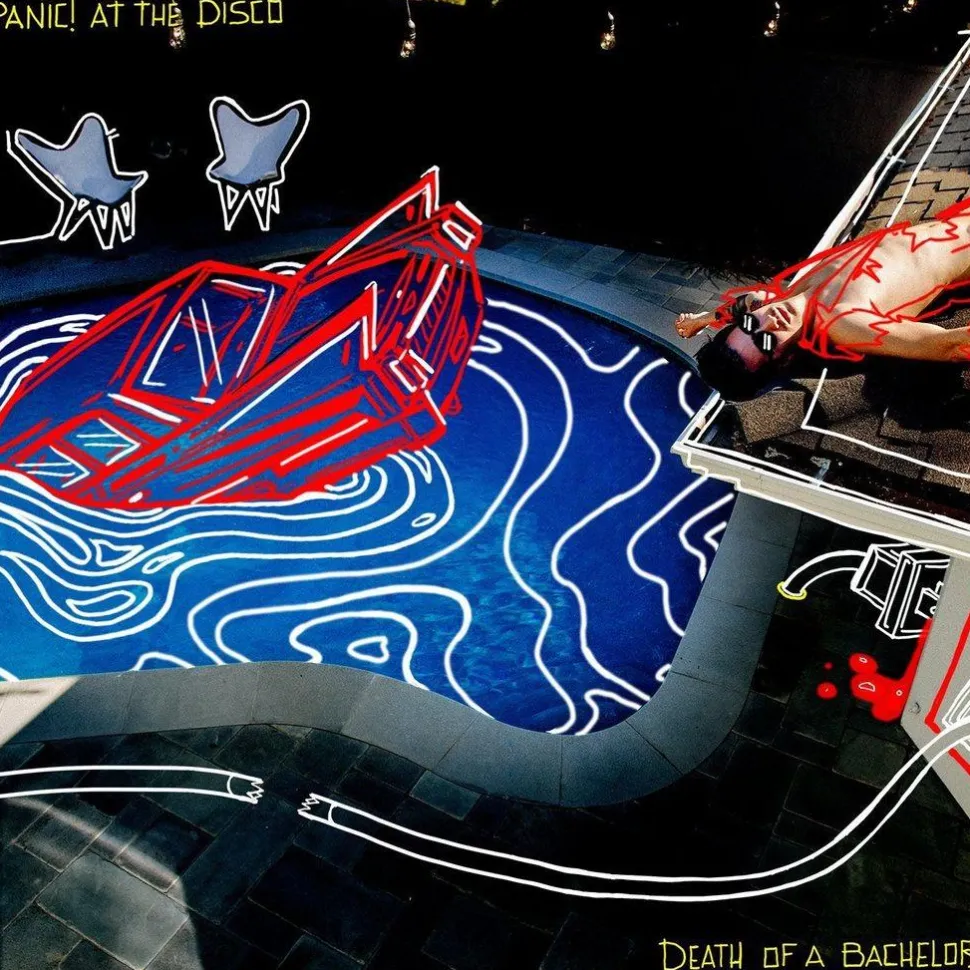 Panic! At The Disco - Death of a Bachelor LP Vinyl Record (Silver Coloured Vinyl)