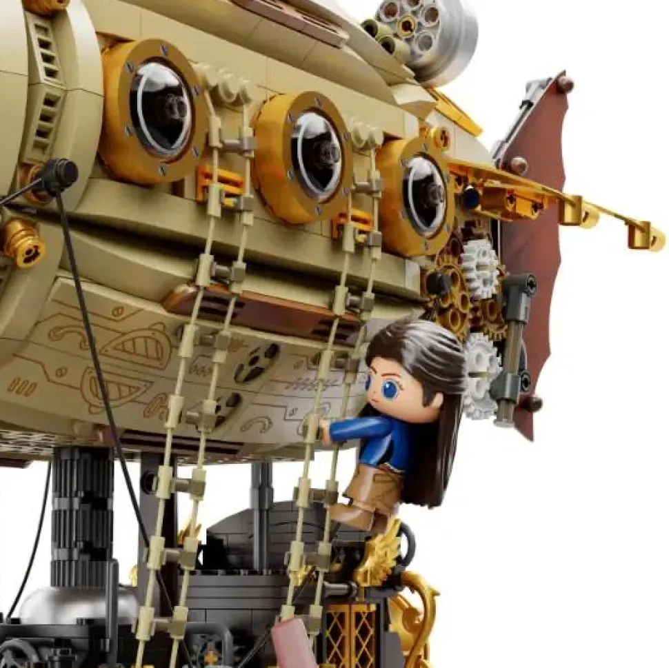 Pantasy - Steampunk Airship Retro Series Building Block Construction Set (1949 Pieces)