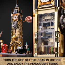 Pantasy - Steampunk Bell Tower Joyride Series Building Block Construction Set (2424 Pieces)