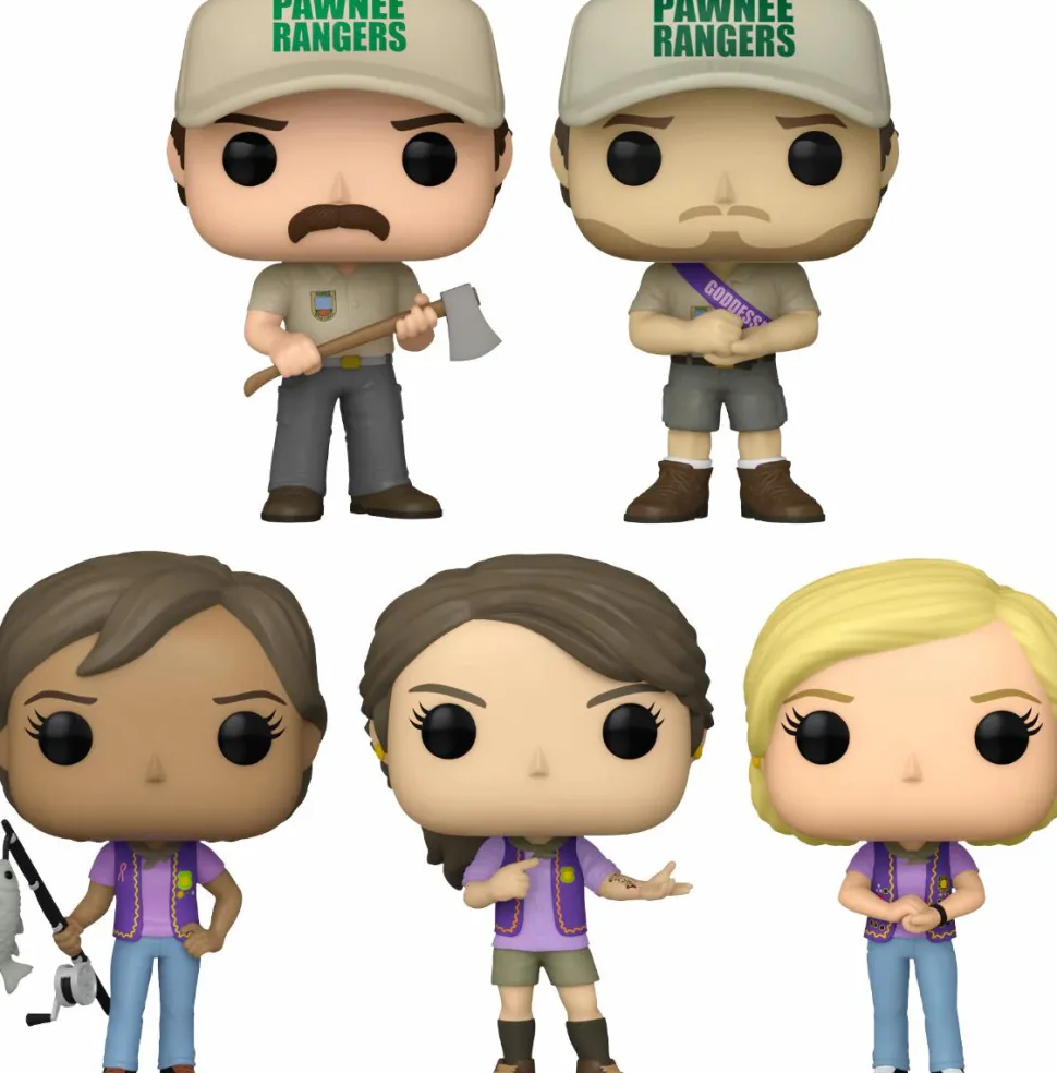 Parks and Recreation - Pawnee Rangers Pop! Vinyl Bundle (Set of 5)