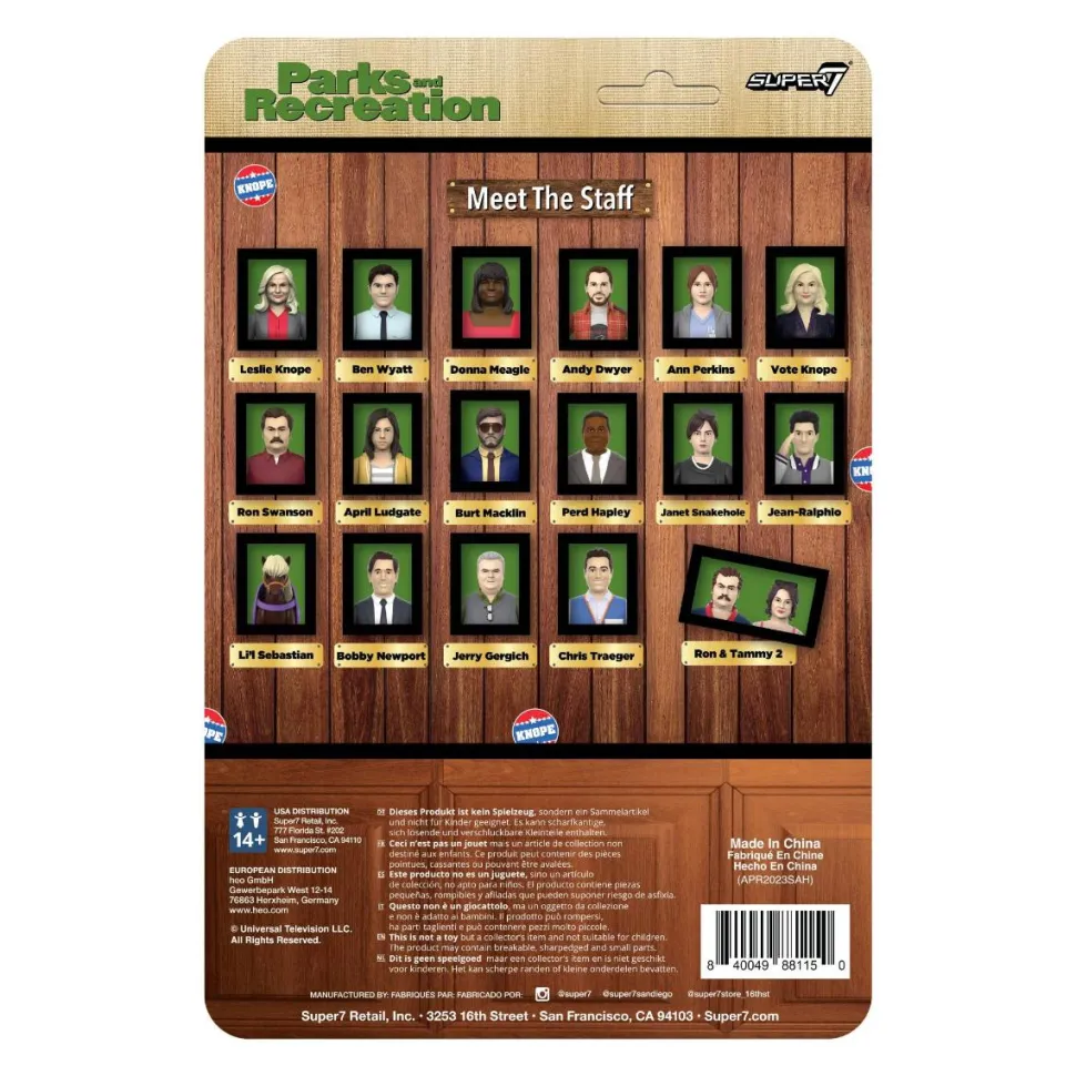 Parks and Recreation - Perd Hapley ReAction 3.75" Action Figure