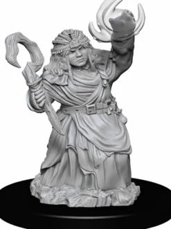 Pathfinder Battles - Female Dwarf Summoner Deep Cuts Unpainted Miniature Figure 2-Pack
