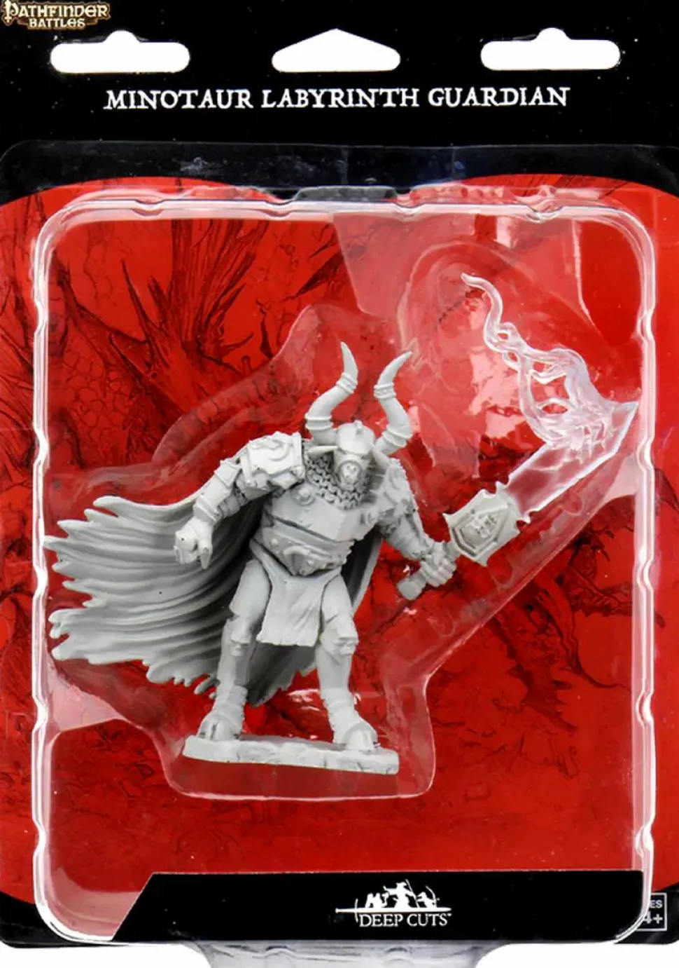 Pathfinder Battles - Minotaur Labyrinth Guardian Deep Cuts Unpainted Miniature Figure