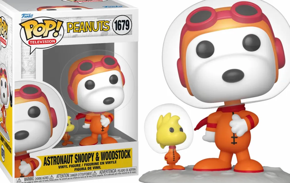 Peanuts - Astronaut Snoopy & Woodstock Pop! Vinyl Figure