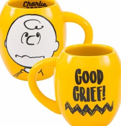 Peanuts - Charlie Brown Good Grief Oval Ceramic Mug