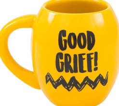 Peanuts - Charlie Brown Good Grief Oval Ceramic Mug