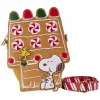 Peanuts - Snoopy Gingerbread House Scented 8" Faux Leather Crossbody Bag