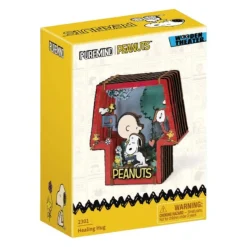 Peanuts - Snoopy Healing Hug Wooden Theater Wooden Construction Set (24 Pieces)
