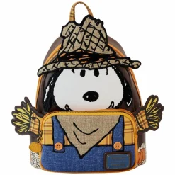 Peanuts - Snoopy Scarecrow Cosplay 10" Faux Leather Mini Backpack