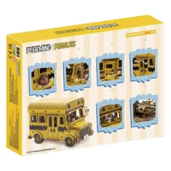 Peanuts - Snoopy School Bus Wooden Construction Set (253 Pieces)