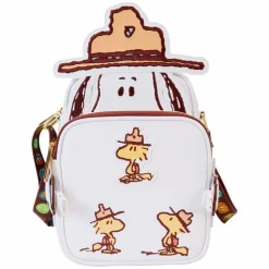 Peanuts - 50th Anniversary Snoopy's Beagle Scouts 8" Faux Leather Crossbuddies Bag