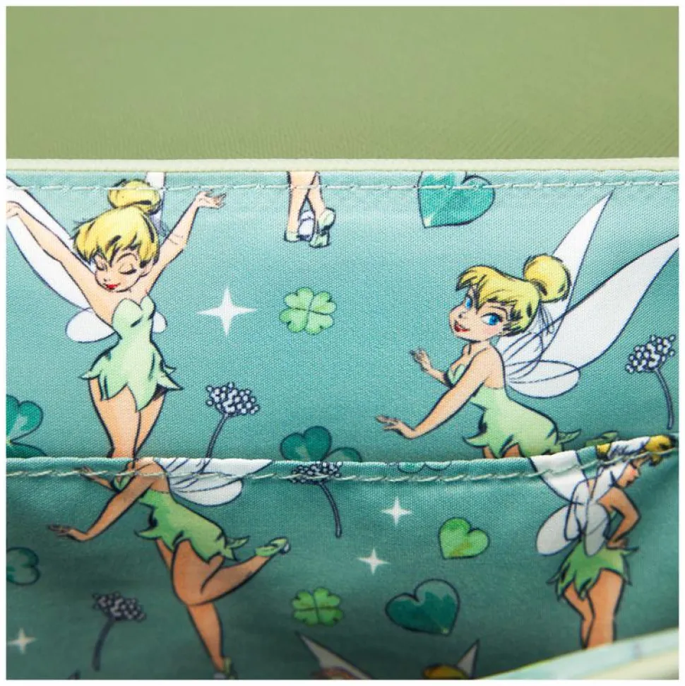 Peter Pan (1953) - Tinker Bell Clover 8" Faux Leather Crossbody Bag
