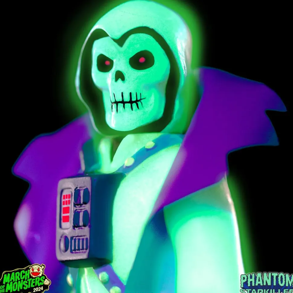 Phantom Starkiller - Phantom Starkiller (Monster Glow) Glow-in-the-Dark ReAction 3.75" Action Figure