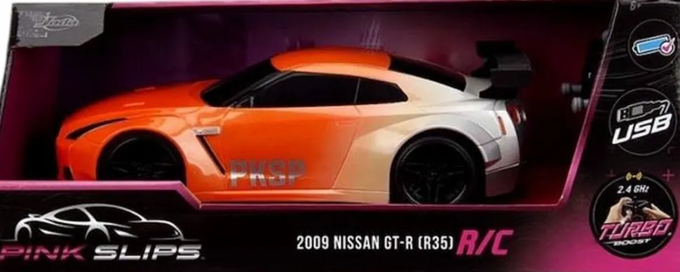 Pink Slips - 2009 Nissan Skyline GTR R35 1/16th Scale R/C Remote Control Vehicle Replica