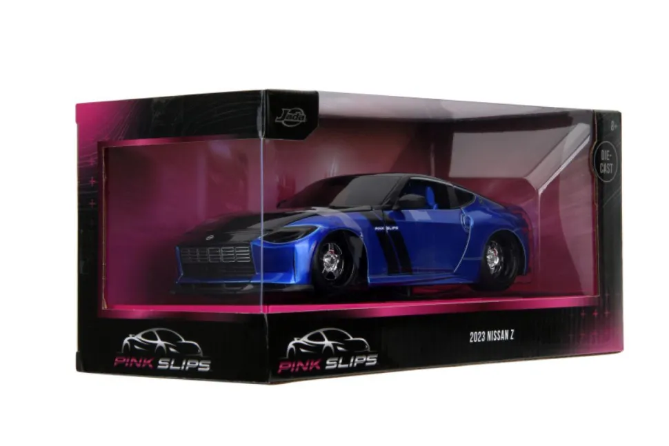 Pink Slips - Blue 2023 Nissan Z 1/24th Scale Die-Cast Vehicle Replica