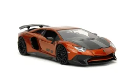 Pink Slips - Orange Lamborghini Aventador SV 1/24th Die-Cast Vehicle Replica