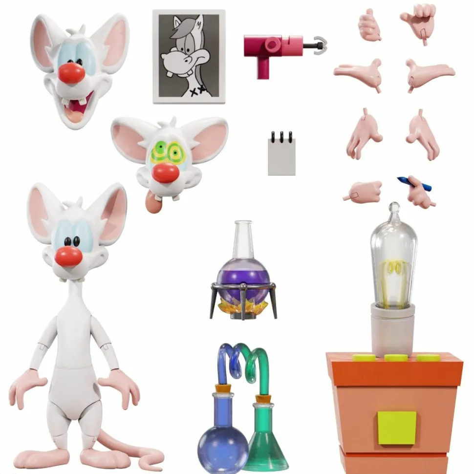 Pinky and the Brain - Pinky Ultimates! 7” Scale Action Figure