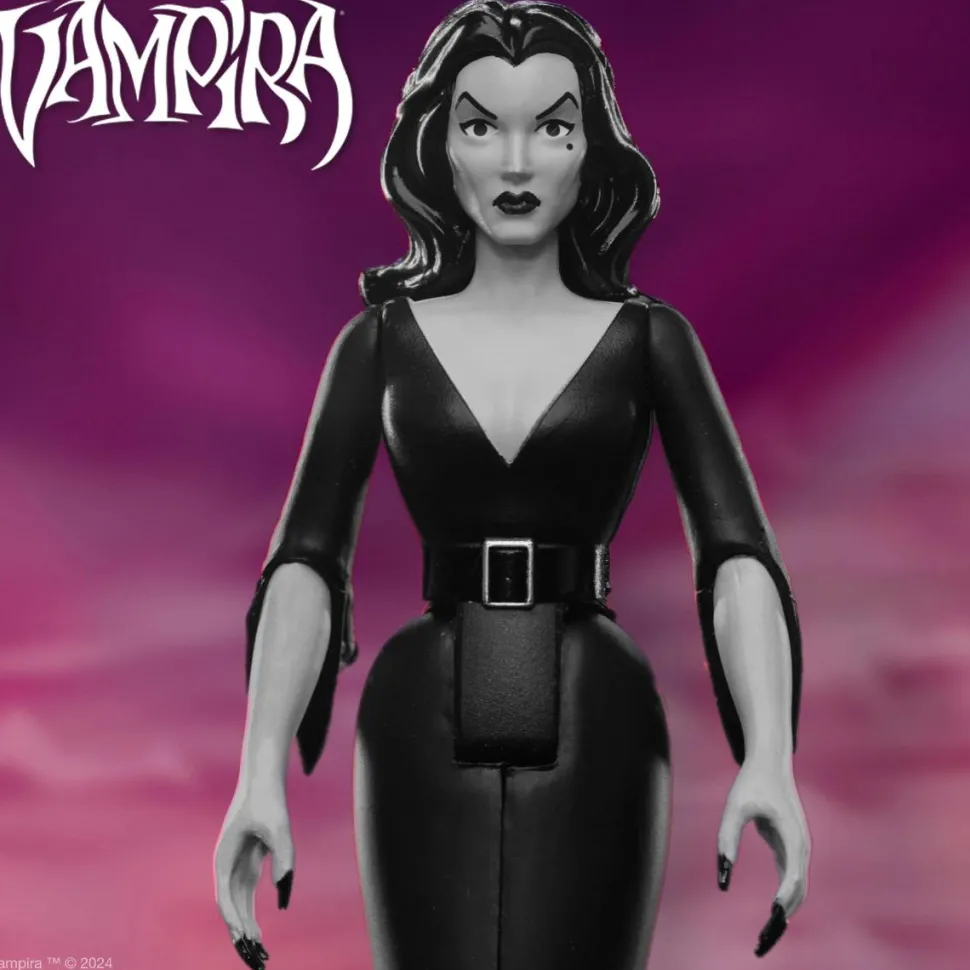 Plan 9 from Outer Space (1957) - Vampira (Grayscale) ReAction 3.75" Action Figure