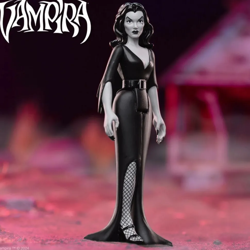Plan 9 from Outer Space (1957) - Vampira (Grayscale) ReAction 3.75" Action Figure
