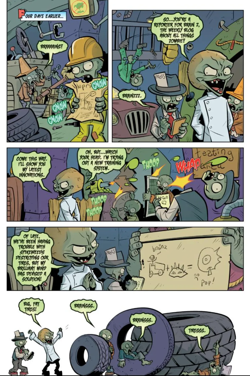Plants vs. Zomnibus - Zomnibus Volume 02 Hardcover Book