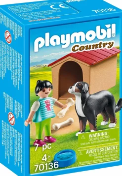 Playmobil: Country - Dog with Doghouse 2” Action Figure (70136)