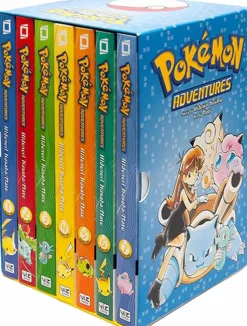 Pokemon - Adventures: Red & Blue Manga Paperback Book (Vol. 1-7)