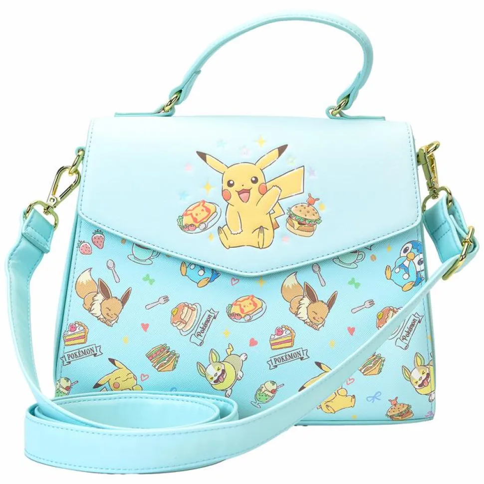 Pokemon - Cafe 8" Faux Leather Crossbody Bag