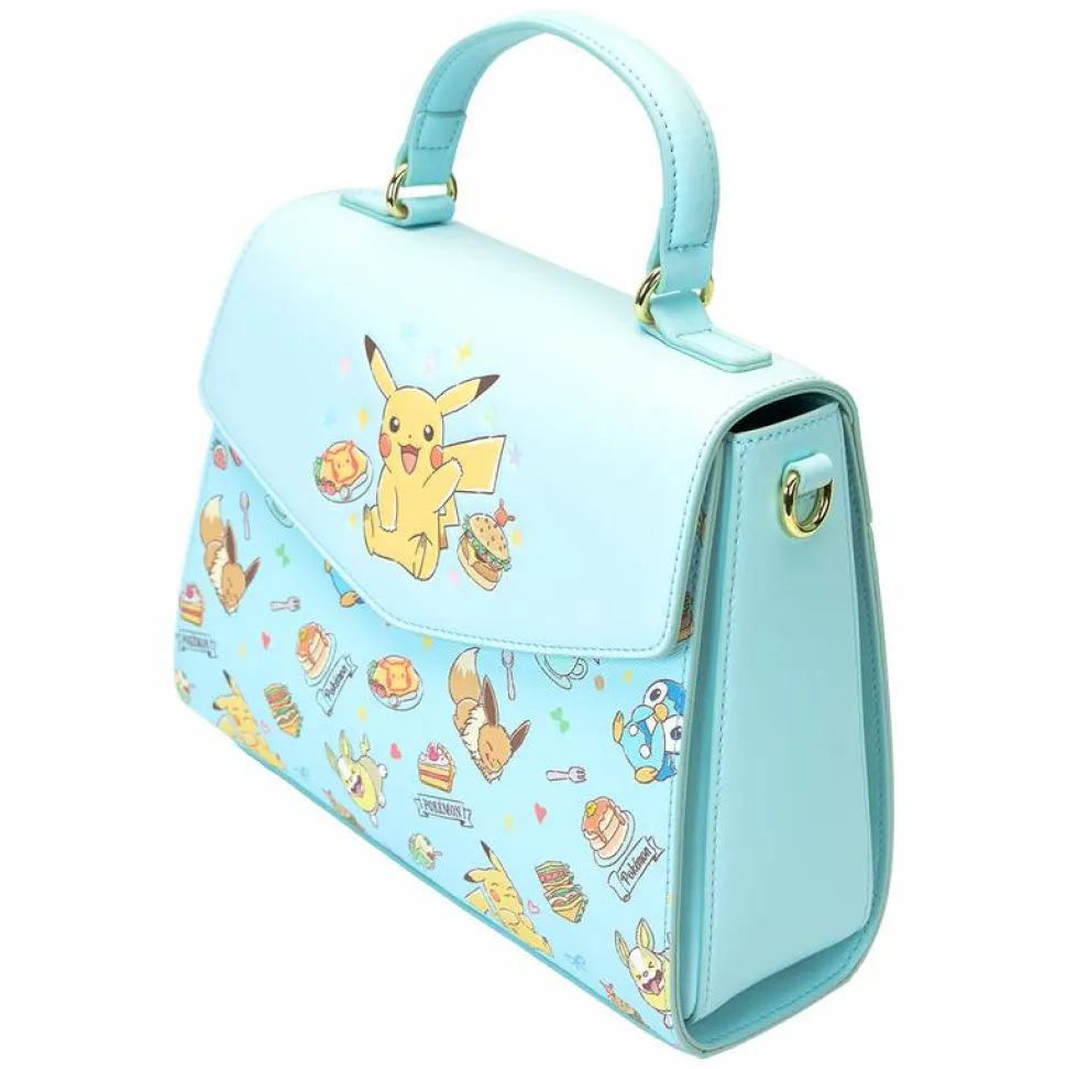 Pokemon - Cafe 8" Faux Leather Crossbody Bag
